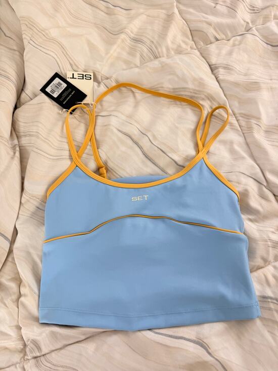 SET Active Tops - SET Active Lux Baseline Tank in Rodeo Size Small Limited Collection